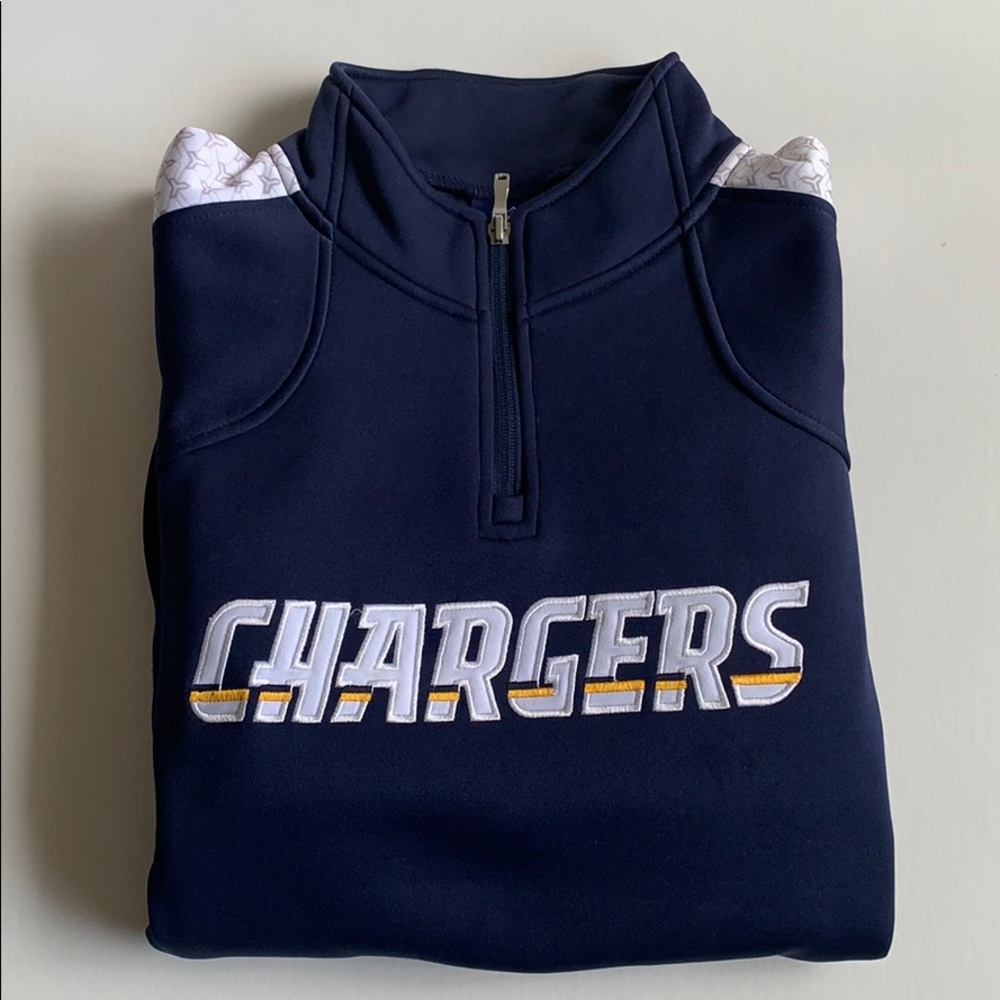 REEBOK Chargers Authentic Sideline Pullover Jacket